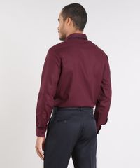 Camisa-Masculina-Comfort-Manga-Longa-Vinho-9475664-Vinho_2