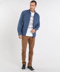 Camiseta-Masculina--Poker-Night--Manga-Curta-Gola-Careca-Cinza-Mescla-Claro-9447387-Cinza_Mescla_Claro_3