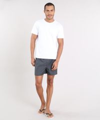 Pijama-Masculino-com-Camiseta-Manga-Curta---Samba-Cancao-Estampada-Mini-Print-Branco-9395531-Branco_1