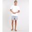 Pijama-Masculino-com-Camiseta-Manga-Curta---Samba-Cancao-Estampada-Xadrez-Branco-9478937-Branco_1