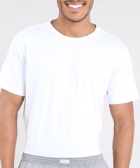 Pijama-Masculino-com-Camiseta-Manga-Curta---Samba-Cancao-Estampada-Xadrez-Branco-9478937-Branco_3