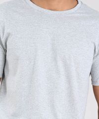 Pijama-Masculino-com-Camiseta-Manga-Curta---Samba-Cancao-Estampada-Xadrez-Cinza-Mescla-9478936-Cinza_Mescla_3