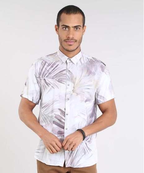 Camisa-Masculina-Estampada-de-Folhagem-Manga-Curta-Off-White-9448224-Off_White_1