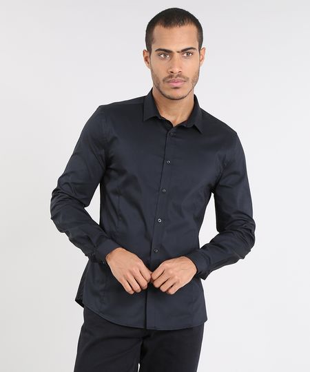 Camisa-Masculina-Super-Slim-Manga-Longa-Preta-9372459-Preto_1 Camisa-Masculina-Super-Slim-Manga-Longa-Preta-9372459-Preto_1