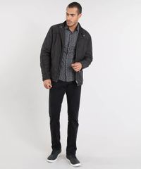 Camisa-Masculina-Slim-Estampada-Mini-Print-Manga-Longa-Preta-9372494-Preto_3