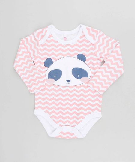 Body-Infantil-Panda-Estampado-Chevron-Manga-Longa-Decote-Redondo-Rosa-9188417-Rosa_1