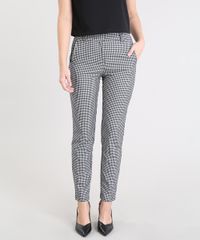Calca-Feminina-Cigarrete-Estampada-Xadrez-Vichy-Preta-9421301-Preto_1