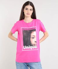 T-Shirt-Feminina-Mindset--Be-Unique--Manga-Curta-Decote-Redondo-Pink-9587110-Pink_1
