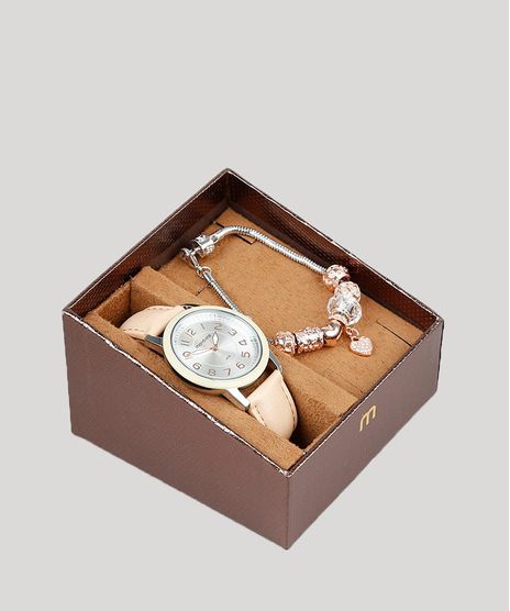 Kit-de-Relogio-Analogico-Mondaine-Feminino---Pulseira---53661L0MVNH2K-Bege-9553404-Bege_1