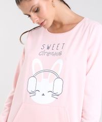 Pijama-de-Inverno-Feminino-com-Estampa-de-Coelho-Manga-Longa-Rosa-Claro-9505369-Rosa_Claro_3