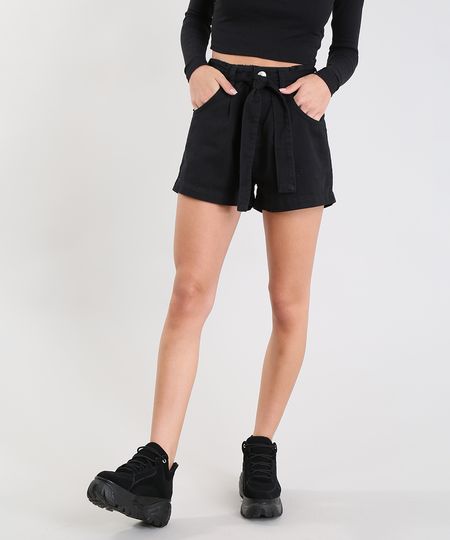 Short-de-Sarja-Feminino-Mom-Clochard-com-Faixa-para-Amarrar-Preto-9532115-Preto_1 Short-de-Sarja-Feminino-Mom-Clochard-com-Faixa-para-Amarrar-Preto-9532115-Preto_1