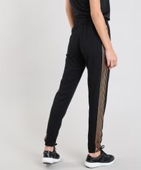 Calca-Feminina-Jogger-Esportiva-Ace-com-Faixas-Laterais-Metalizadas--Preta-9361656-Preto_2