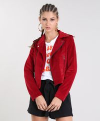 Jaqueta-Feminina-Biker-em-Veludo-Vermelha-9366444-Vermelho_1