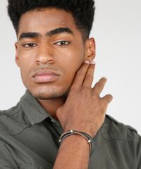 Pulseira-Masculina-Dupla-Marrom-9398704-Marrom_2