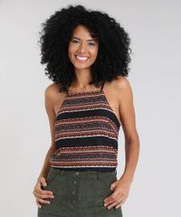 Regata-Feminina-Halter-Neck-Estampada-Alca-Fina-Preta-9411280-Preto_1