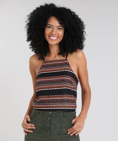 Regata-Feminina-Halter-Neck-Estampada-Alca-Fina-Preta-9411280-Preto_1
