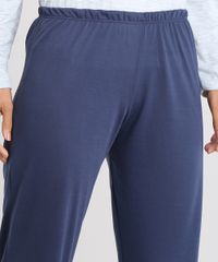 Pijama-Feminino-com-Estampa--Be-the-Reason--Manga-Longa-Cinza-Mescla-9514758-Cinza_Mescla_4