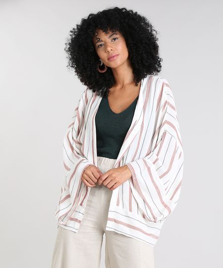 Kimono-Feminino-Listrado-Manga-Curta-Off-White-9375441-Off_White_1 Kimono-Feminino-Listrado-Manga-Curta-Off-White-9375441-Off_White_1