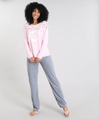 Pijama-Feminino-com-Estampa--Make-a-Wish--Manga-Longa-Rosa-Claro-9514760-Rosa_Claro_1