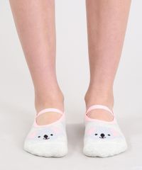 Meia-Feminina-Sapatilha-Coala-Cinza-Mescla-Claro-9503660-Cinza_Mescla_Claro_4