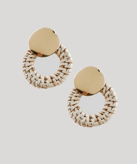 Brinco-Feminino-com-Argola-e-Palha-Dourado-9428272-Dourado_1