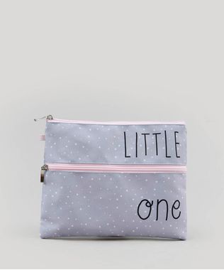 Necessaire-Feminina-Dumbo-Estampada-com-Divisoria-Cinza-9518459-Cinza_1