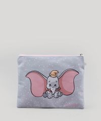 Necessaire-Feminina-Dumbo-Estampada-com-Divisoria-Cinza-9518459-Cinza_2