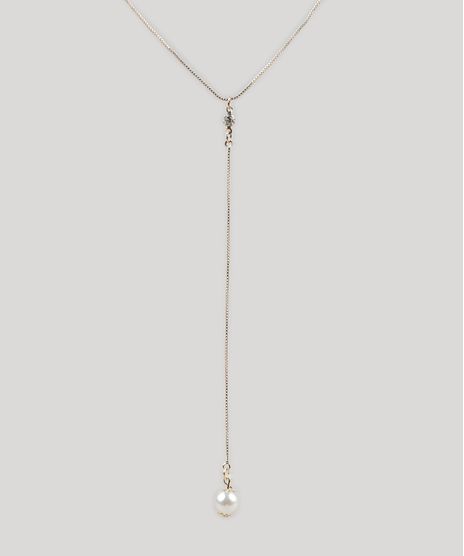 Colar-Feminino-com-Perola-e-Strass-Dourado-9435994-Dourado_1