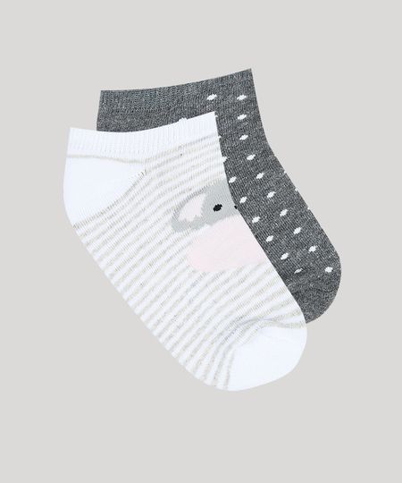 Kit-de-2-Meias-Femininas-Cano-Baixo-Coala-Multicor-9510818-Multicor_1 Kit-de-2-Meias-Femininas-Cano-Baixo-Coala-Multicor-9510818-Multicor_1