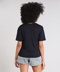 Blusa-Feminina-com-Recorte-Estampado-Xadrez-Manga-Curta-Decote-Redondo-Preta-9523976-Preto_2 Blusa-Feminina-com-Recorte-Estampado-Xadrez-Manga-Curta-Decote-Redondo-Preta-9523976-Preto_2