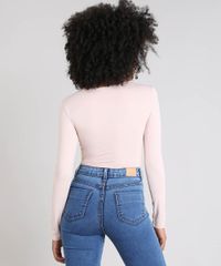 Body-Feminino-com-No-Manga-Longa-Decote-V-Protecao-UV50--Rose-9516712-Rose_2