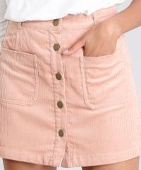 Saia-Feminina-Curta-em-Veludo-Cotele-com-Bolsos-Rose-9371777-Rose_4