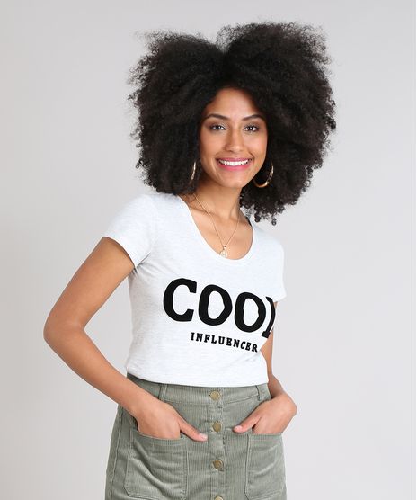 Blusa-Feminina--Cool-Influencer--Manga-Curta-Decote-Redondo-Cinza-Mescla-Claro-9491979-Cinza_Mescla_Claro_1