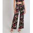 Calca-Feminina-Pantalona-Estampada-Floral-Cos-Largo--Preta-9503270-Preto_1