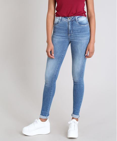 Calca-Jeans-Feminina-Sawary-Compressora-Super-Skinny--Azul-Medio-9543125-Azul_Medio_1