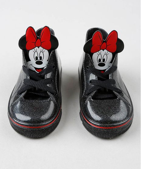 Tenis-Infantil-Grendene-Minnie-Cano-Alto-com-Brilho-Preto-9511618-Preto_1
