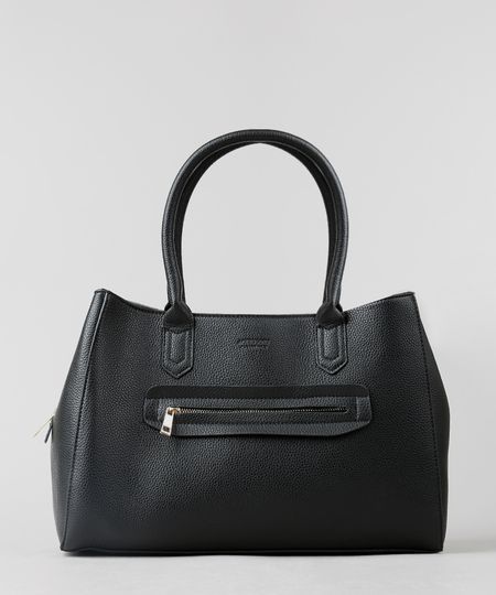 Bolsa Feminina Shoulder Grande Preta - Único Menor preço em Bolsa Feminina Shoulder Grande Preta - Único