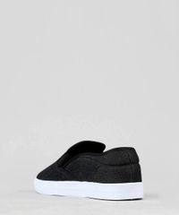 Tenis-Masculino-Slip-On-em-Jeans-Preto-8970222-Preto_3