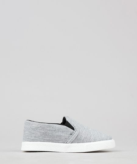 Tenis-Infantil-Slip-On-Cinza-Mescla-9235188-Cinza_Mescla_1