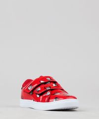 Tenis-Infantil-Minnie-Estampado-com-Velcro-em-Verniz-Vermelho-9472467-Vermelho_2