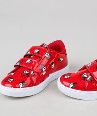 Tenis-Infantil-Minnie-Estampado-com-Velcro-em-Verniz-Vermelho-9472467-Vermelho_6
