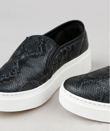 tenis flatform estampado