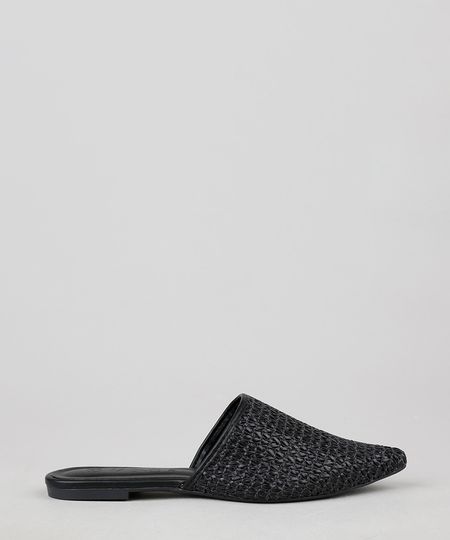 Mule-Feminino-Via-Uno-Bico-Fino-Texturizado-Preto-9535268-Preto_1