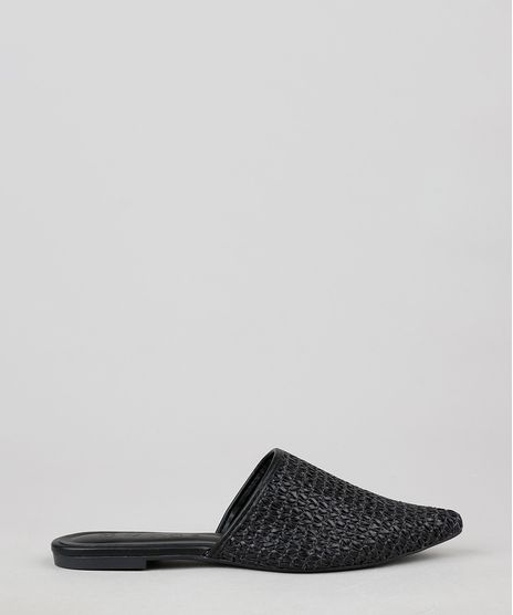 Mule-Feminino-Via-Uno-Bico-Fino-Texturizado-Preto-9535268-Preto_1