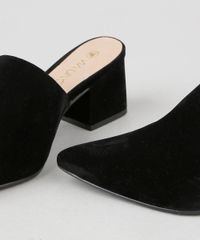 Mule-Feminino-Via-Uno-Bico-Fino-em-Veludo-Preto-9522586-Preto_5