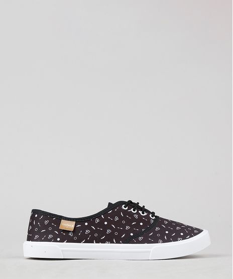 Tenis-Feminino-Moleca-Estampado-Preto-9477903-Preto_1