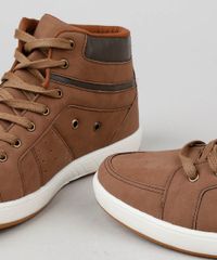 Tenis-Masculino-Ollie-Cano-Alto-com-Recortes-Marrom-9536058-Marrom_5 Tenis-Masculino-Ollie-Cano-Alto-com-Recortes-Marrom-9536058-Marrom_5