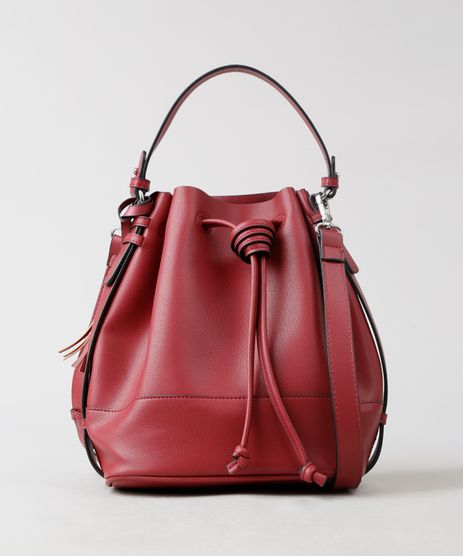 Bolsa-Saco-Feminina-Grande-com-Tiras-Laterais-e-Tassel-Vinho-9387365-Vinho_1