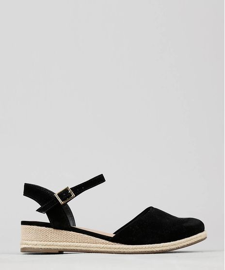 Espadrille-Feminino-Via-Uno-em-Veludo-Preto-9530023-Preto_1