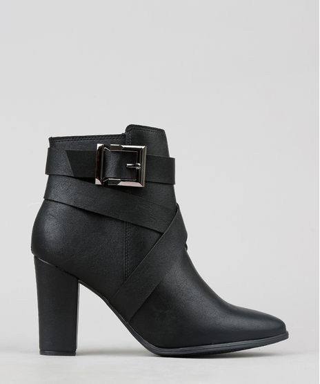 Bota-Feminina-Beira-Rio-Bico-Fino-com-Fivela-Preta-9552785-Preto_1